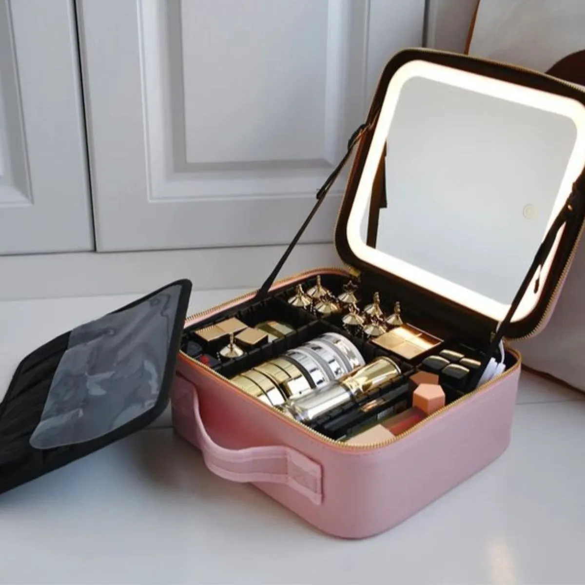 Cosmetiquera Con Espejo Led - Image 2